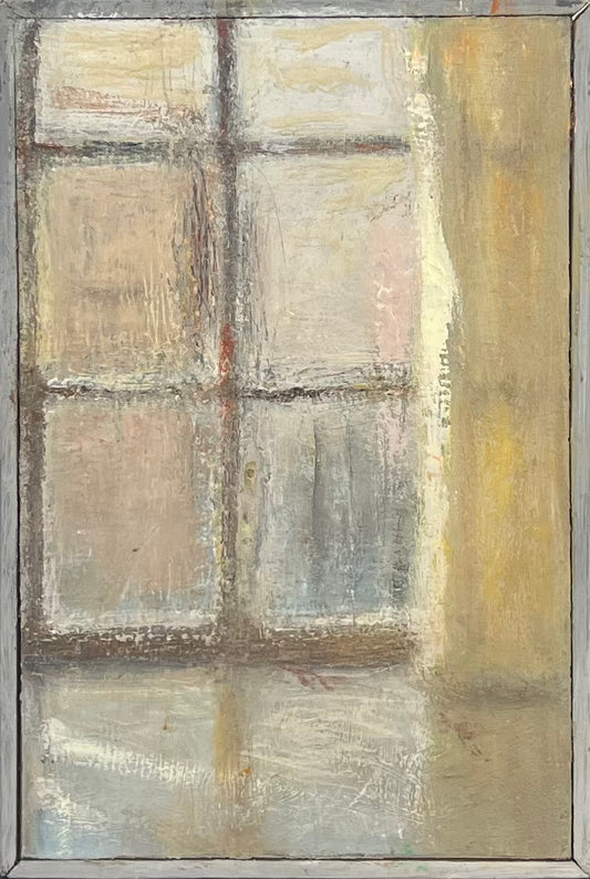 Feyen, Harald, Blaues venezianisches Fenster, 27 x 17,5cm, Ölgemälde