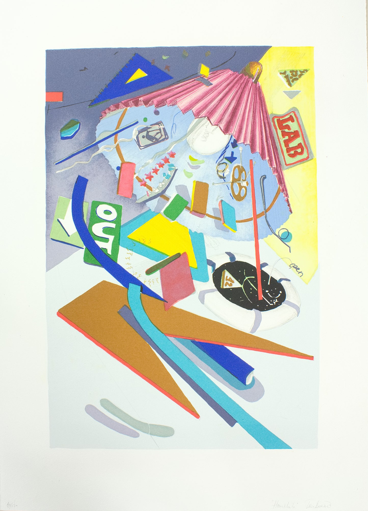 Boesen, Trine, Lab, 70 x 50, 40/120, Lithografie