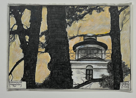 West, Ole, Bornholm, 21 x 29,7cm, Mischtechnik