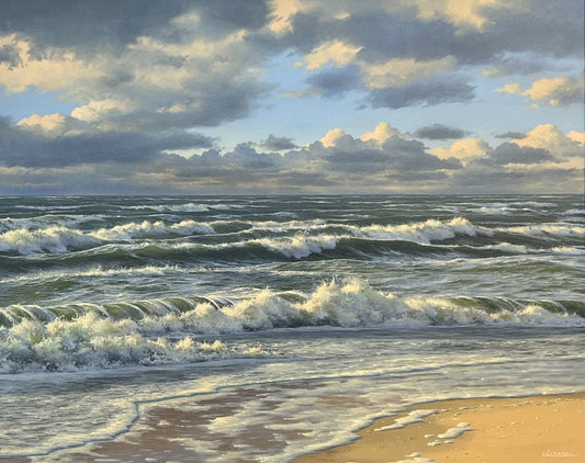 Meiwald, Karsten, Brandung, 80 x 100cm, Öl auf Leinwand