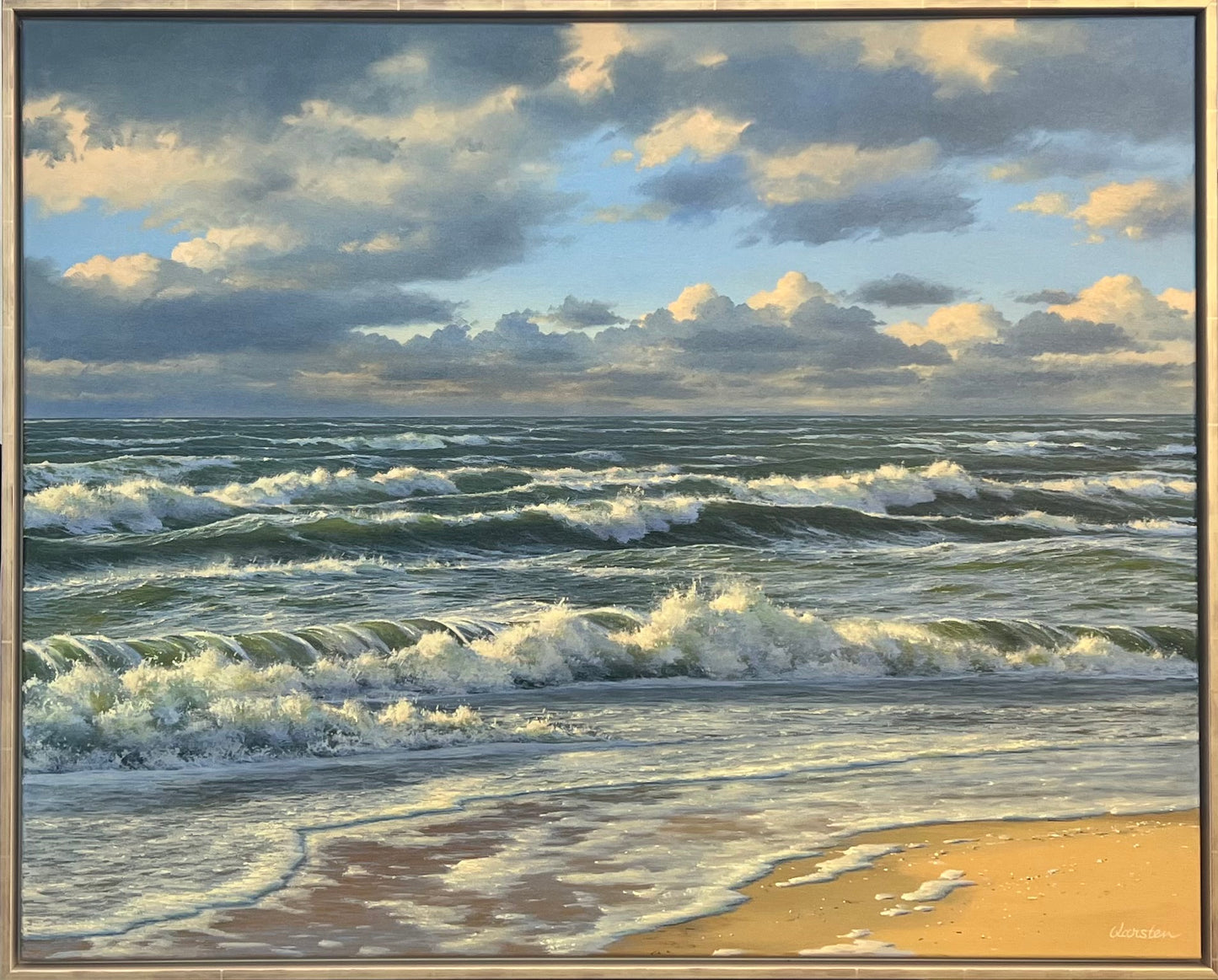 Meiwald, Karsten, Brandung, 80 x 100cm, Öl auf Leinwand