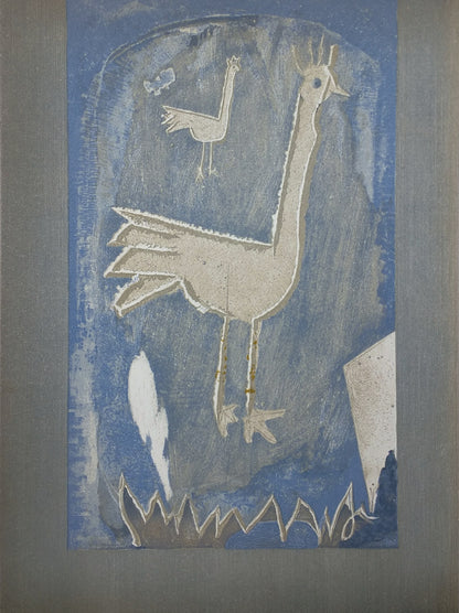 Braque, Georges, Poule, 1952, 35 x 26cm, Lithografie