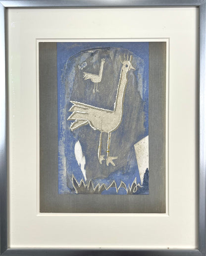 Braque, Georges, Poule, 1952, 35 x 26cm, Lithografie