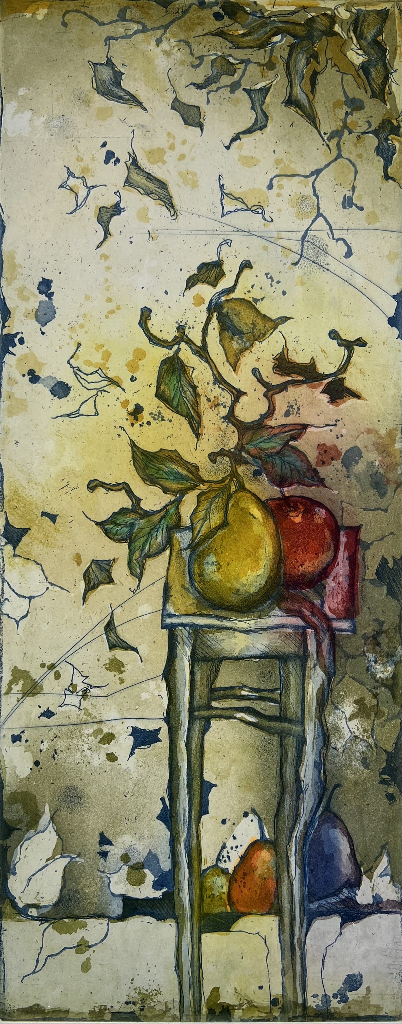 Brassel, Rüdiger, Herbst, 49,7 x 19,8cm, 17/50, Radierung