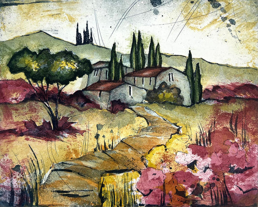 Brassel, Rüdiger, Im Süden I, 25 x 31cm, 65/75, Radierung