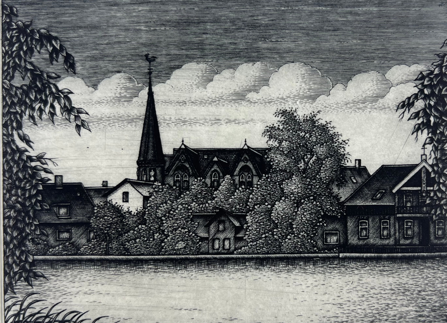 Froese, Peter, Bredstedt, 8,8 x 11,8cm, e.a., Kupferstich, 1997