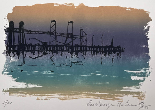 Nesterova, Anastasiya, Brodik Port, 23 x 35cm, 5/10, Lithographie, 2026