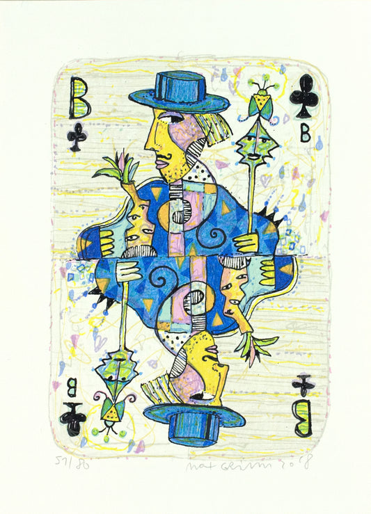 Grimm, Max, Bube, 17 x 12cm, e.a., 2018