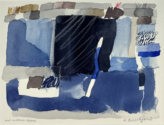 Büschgens, Klaus, Auf mittlerer Ebene, 30 x 40cm, Aquarell