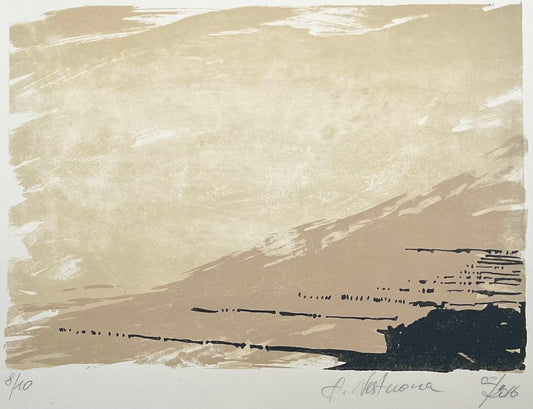 Nesterova, Anastasiya, Buhnen, 21 x 30cm, 8/10, Lithographie, 2018