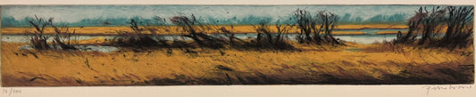 Wever, Peter, Buschland, 14 x 79,5cm, 18/100, Radierung