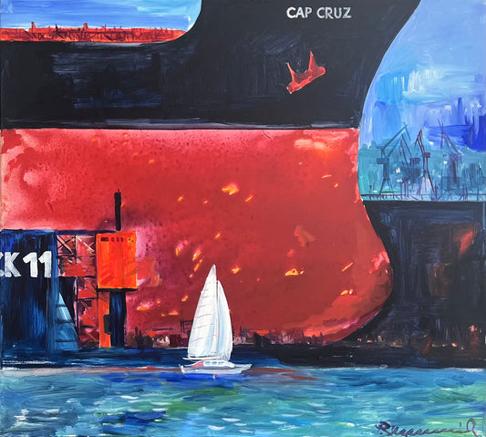 Linnenbrink, Peter, Cap Cruz, 90 x 100cm, Öl auf Leinwand