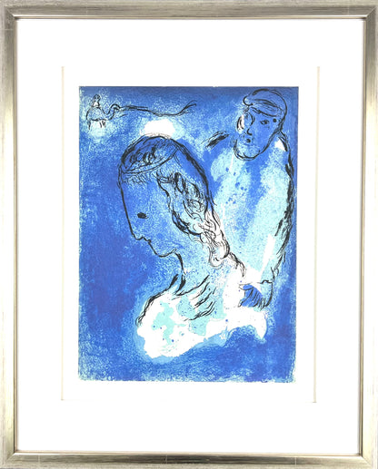Chagall, Marc, Abraham und Sarah, 35 x 26cm, 1712/3000, Lithografie, 1985