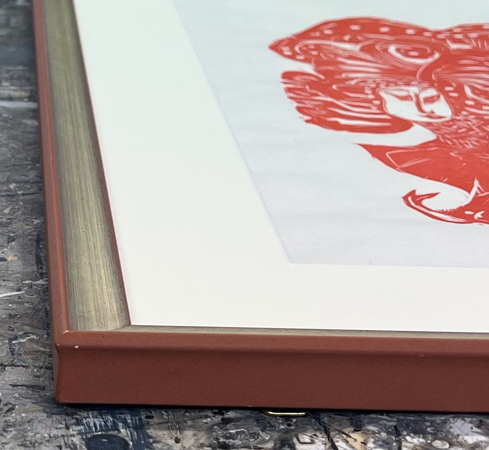 Matsubara, Naoko, Chinese Dancer, 26 x 33cm, Holzschnitt