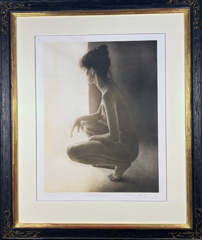 Handel, Peter, Christiane hockend, 78,5 x 57cm, Radierung