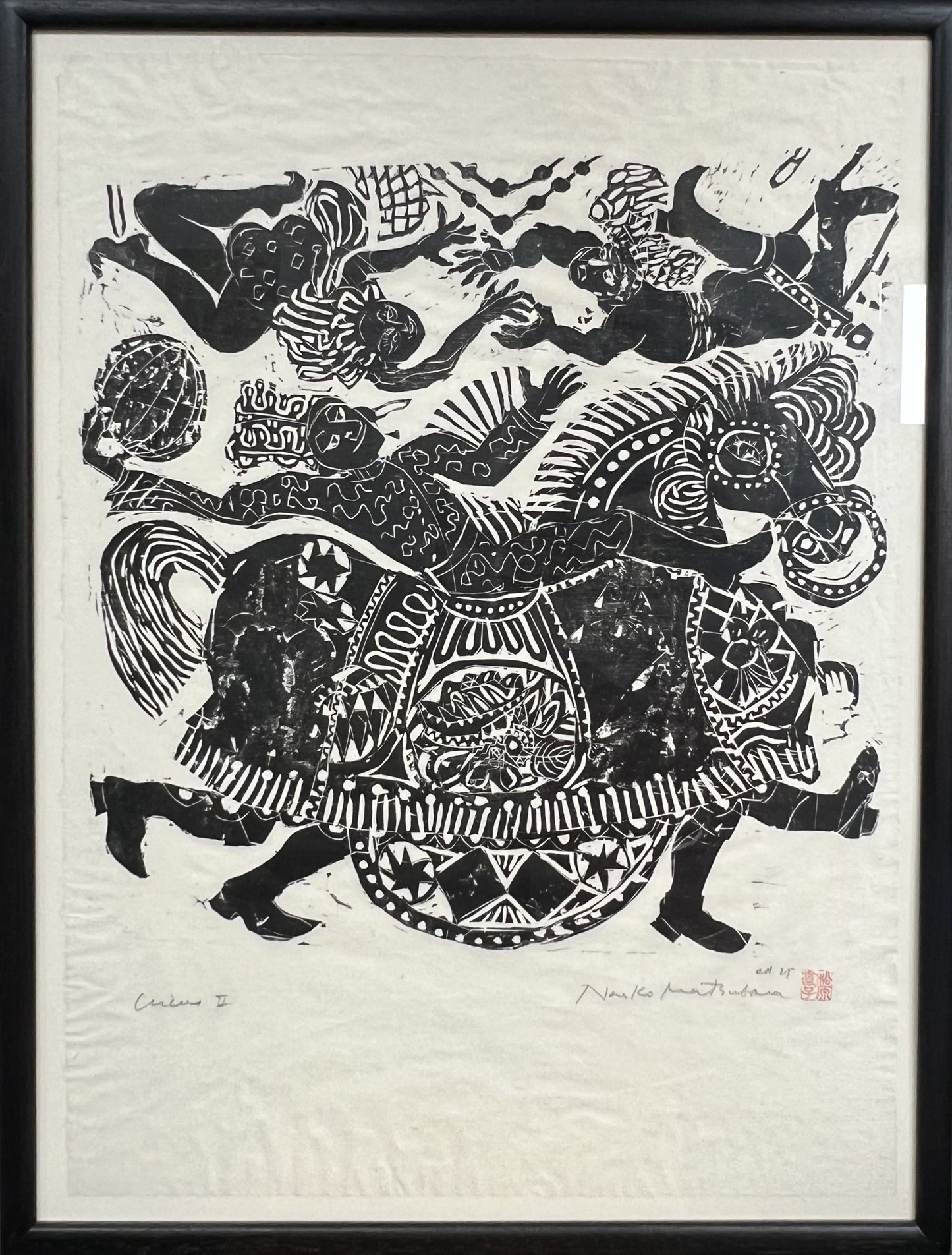 Matsubara, Naoko, Circus II, 62 x 61cm, Holzschnitt