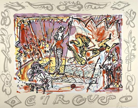 Büttner, Feliks, Circus, 38.5 x 49cm, Siebdruck, 2010