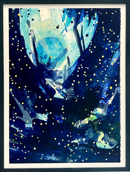 Zimmer, Bernd, Cosmos III, 76 x 56cm, 25/120, Lithografie