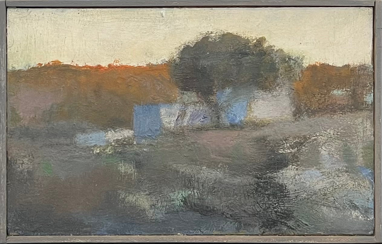 Feyen, Harald, Dämmerung, 15,5 x 25cm, Ölgemälde