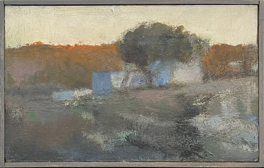 Feyen, Harald, Dämmerung, 15,5 x 25cm, Ölgemälde