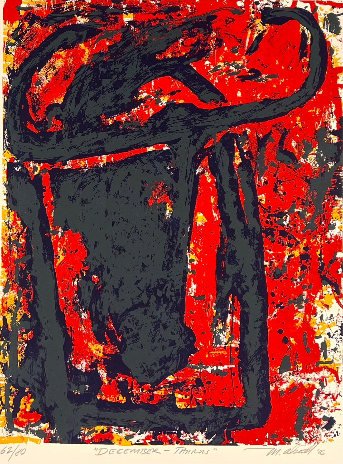 Alsterlind, Mark, Dezember Taurus, 39 x 30cm, 62/80, Siebdruck, 2006