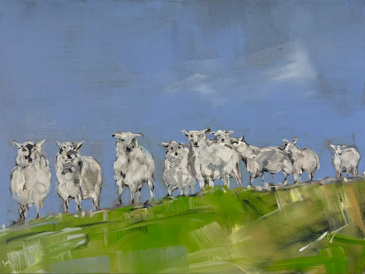 Ramm, Ines, Deichkieker, 60 x 80cm, Acryl