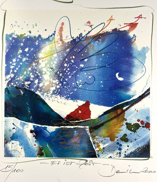 Dembinski, Es ist Zeit 2, 50,2 x 49,8cm, 16/100, Lithografie
