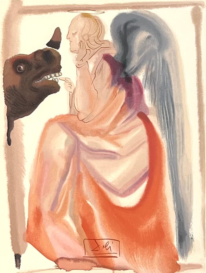 Dalí, Salvador, Der Merkur-Himmel, 26 x 18cm, Holzschnitt, 1960