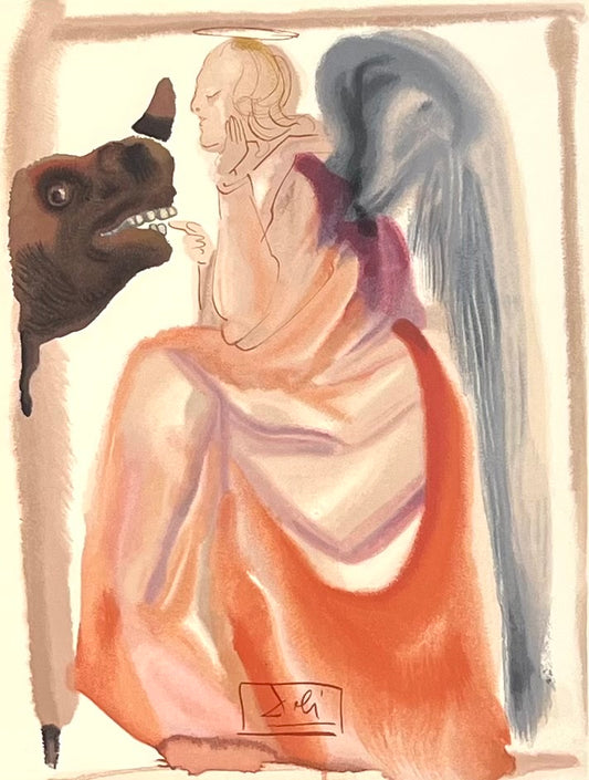 Dalí, Salvador, Der Merkur-Himmel, 26 x 18cm, Holzschnitt, 1960