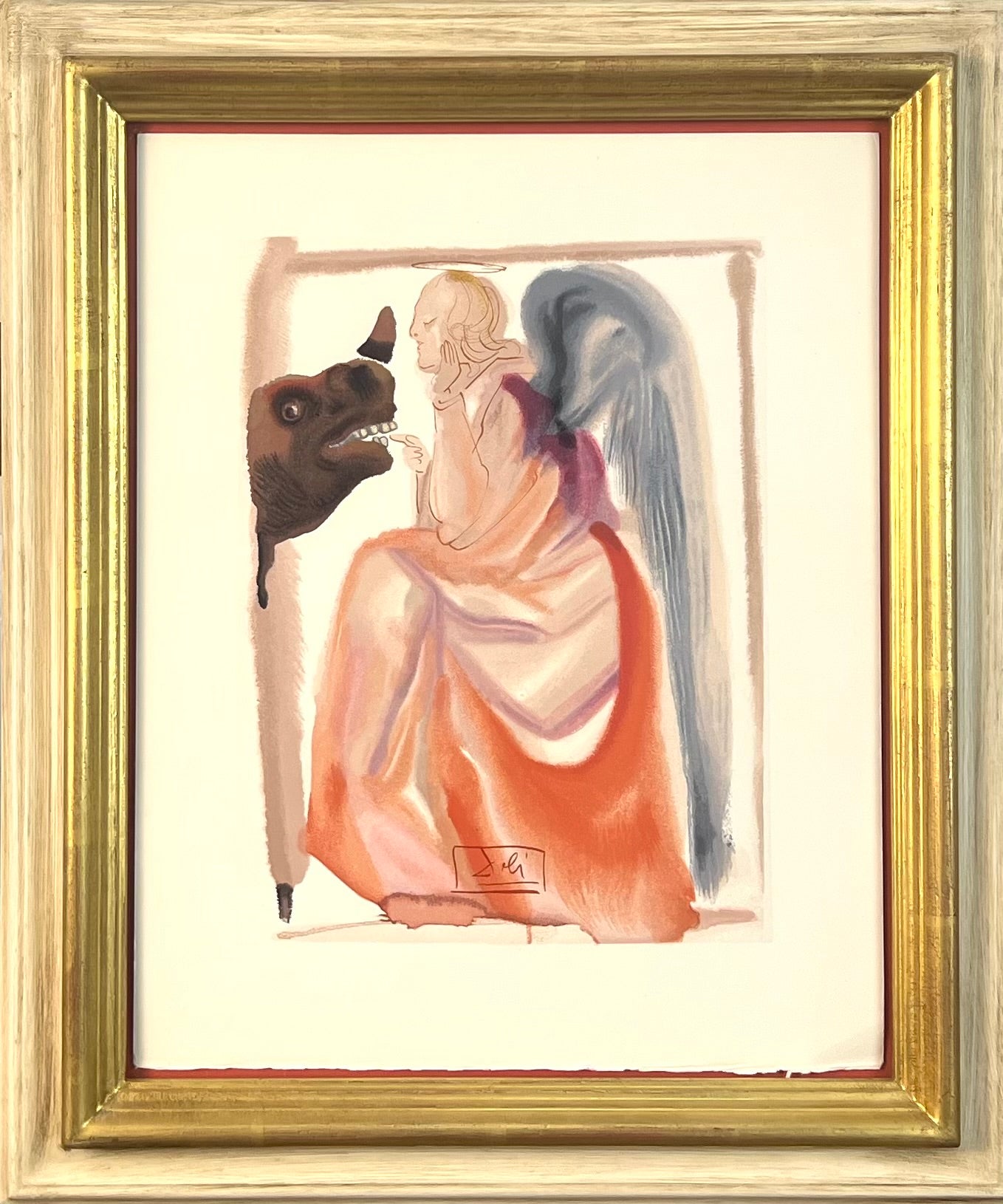 Dalí, Salvador, Der Merkur-Himmel, 26 x 18cm, Holzschnitt, 1960
