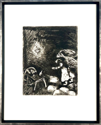 Chagall, Marc, L´ivrogne et sa femme (Der Trunkenbold und seine Frau), 29,5 x 23,5cm, Radierung, 1952