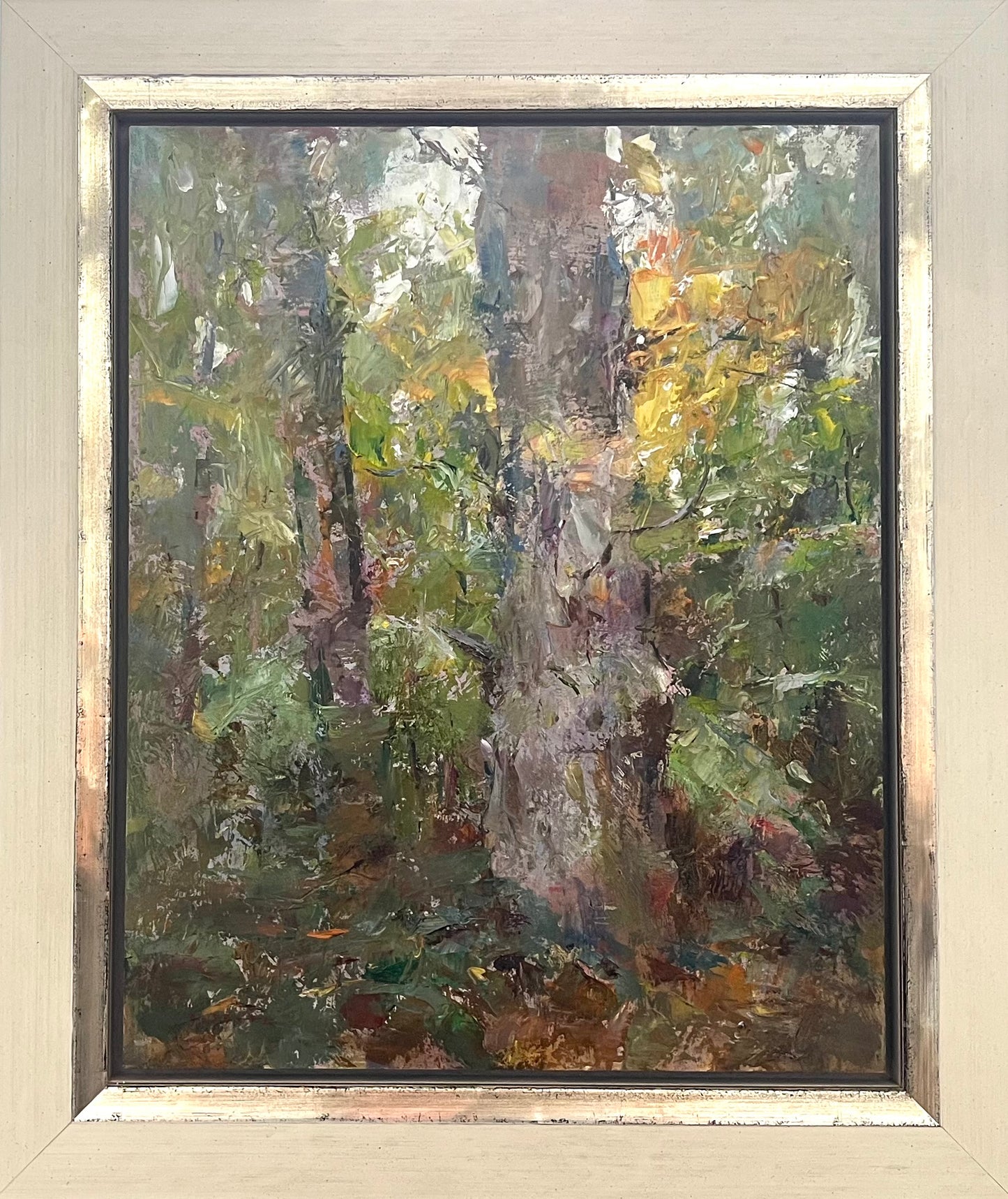 Wirtz, Björn, Die Eiche an der Wegkreuzung, 50 x 40cm, Ölgemälde