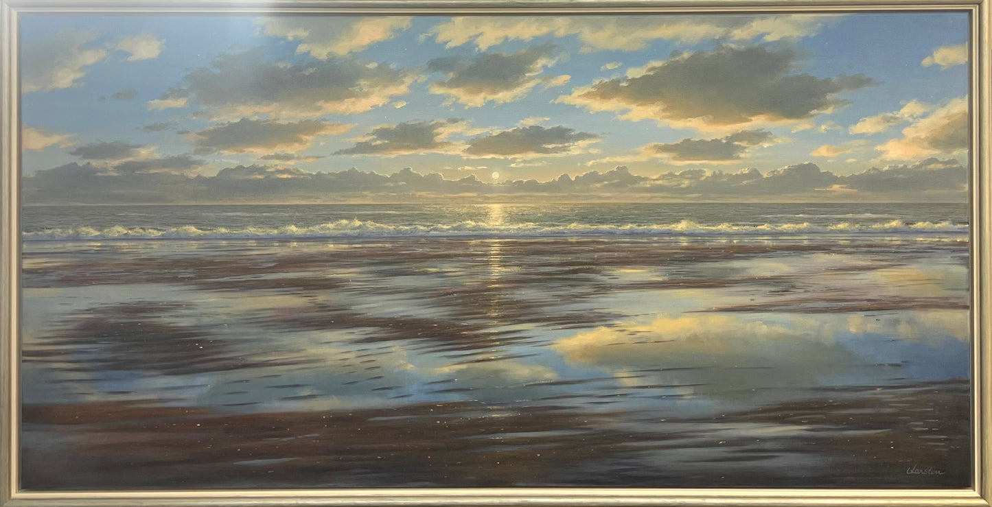 Meiwald, Karsten, Die Flut kommt, 70 x 140cm, Öl auf Leinwand