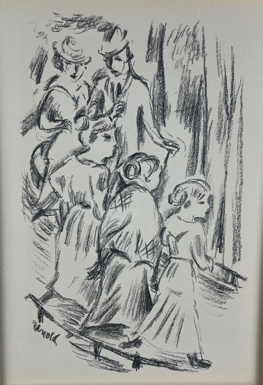 Unold, Max, Die Strasse, 30 x 22cm, Lithografie