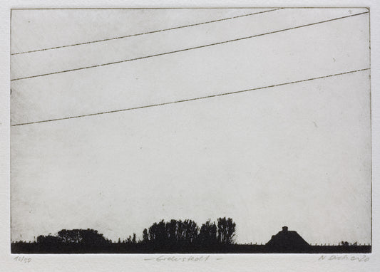 Dietrich, Nadine, Eiderstedt, Photopolymer Etching 10/50, 13 x 18,5 cm