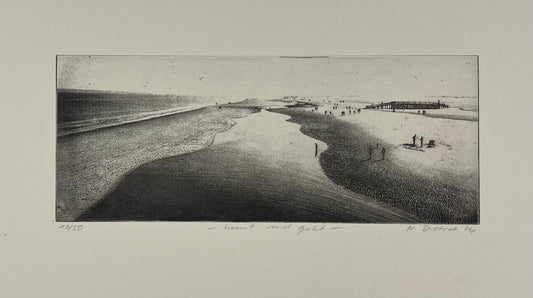 Dietrich, Nadine, Kommt und geht, 11 x 27,5cm, 12/50, Photopolymer Etching