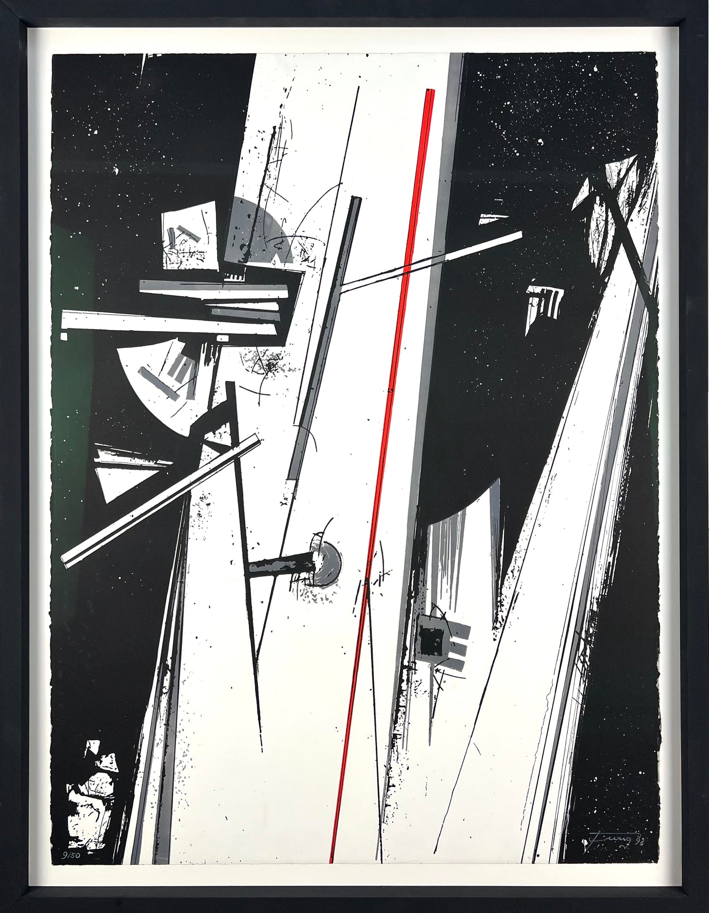Jung, Manfred, Dimension, 76 x 57cm, 9/50, Lithografie