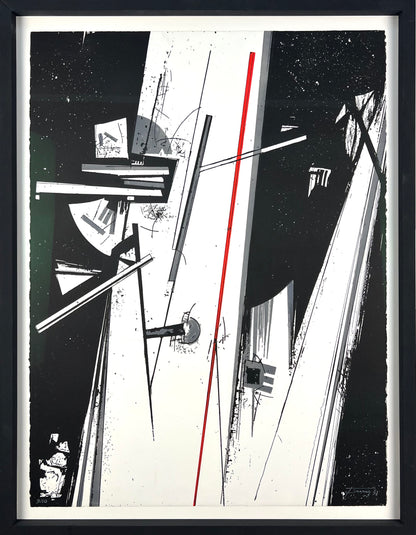 Jung, Manfred, Dimension, 76 x 57cm, 9/50, Lithografie