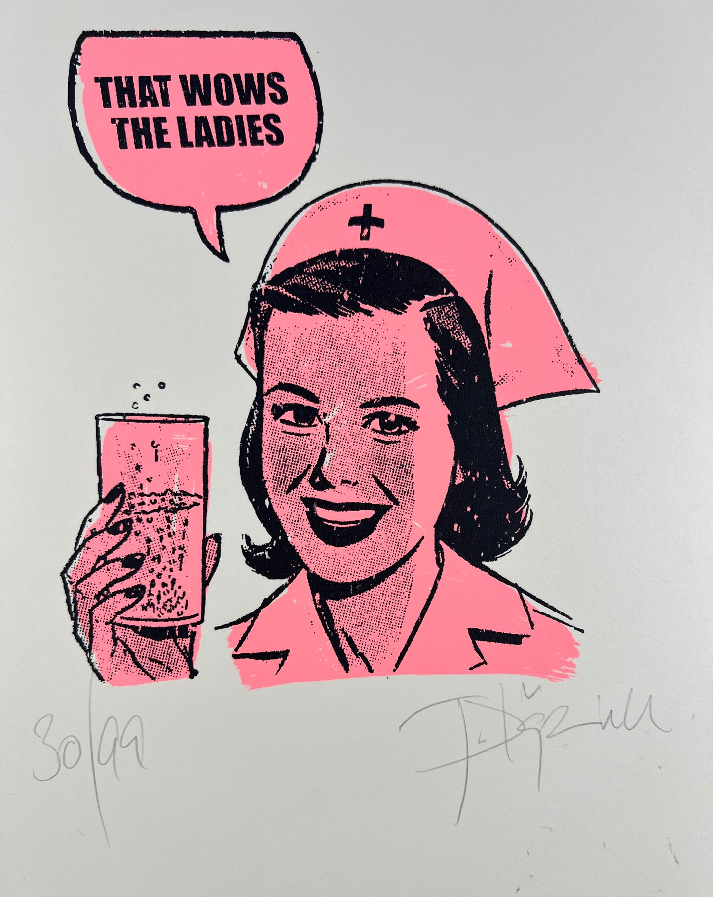 Döring, Jörg, That wows the ladies I, 29,5 x 21cm, 30/99, Siebdruck