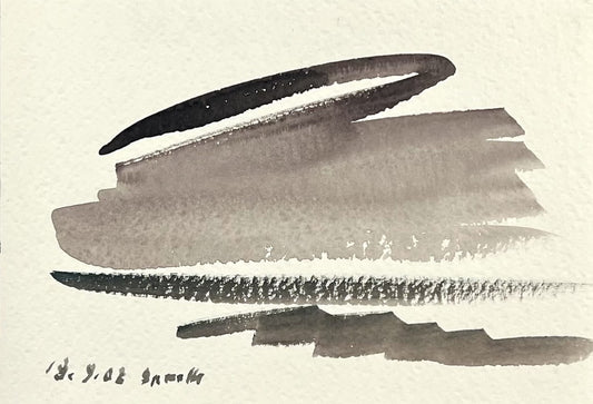 Sprotte, Siegward, Dreiklang, 12,5 x 17,8cm, Aquarell auf Bütten