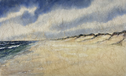 Radeloff, Jens, Dünenlandschaft II, 56,5 x 92,5cm, Aquarell auf Japanpapier