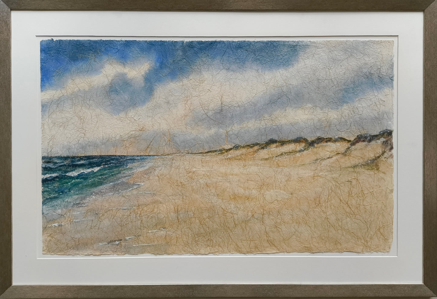 Radeloff, Jens, Dünenlandschaft II, 56,5 x 92,5cm, Aquarell auf Japanpapier