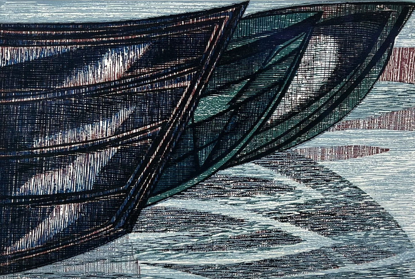 Hermanns, Gerhard, Ebbe, 16,2 x 24cm, 8/15, Holzschnitt, 1990