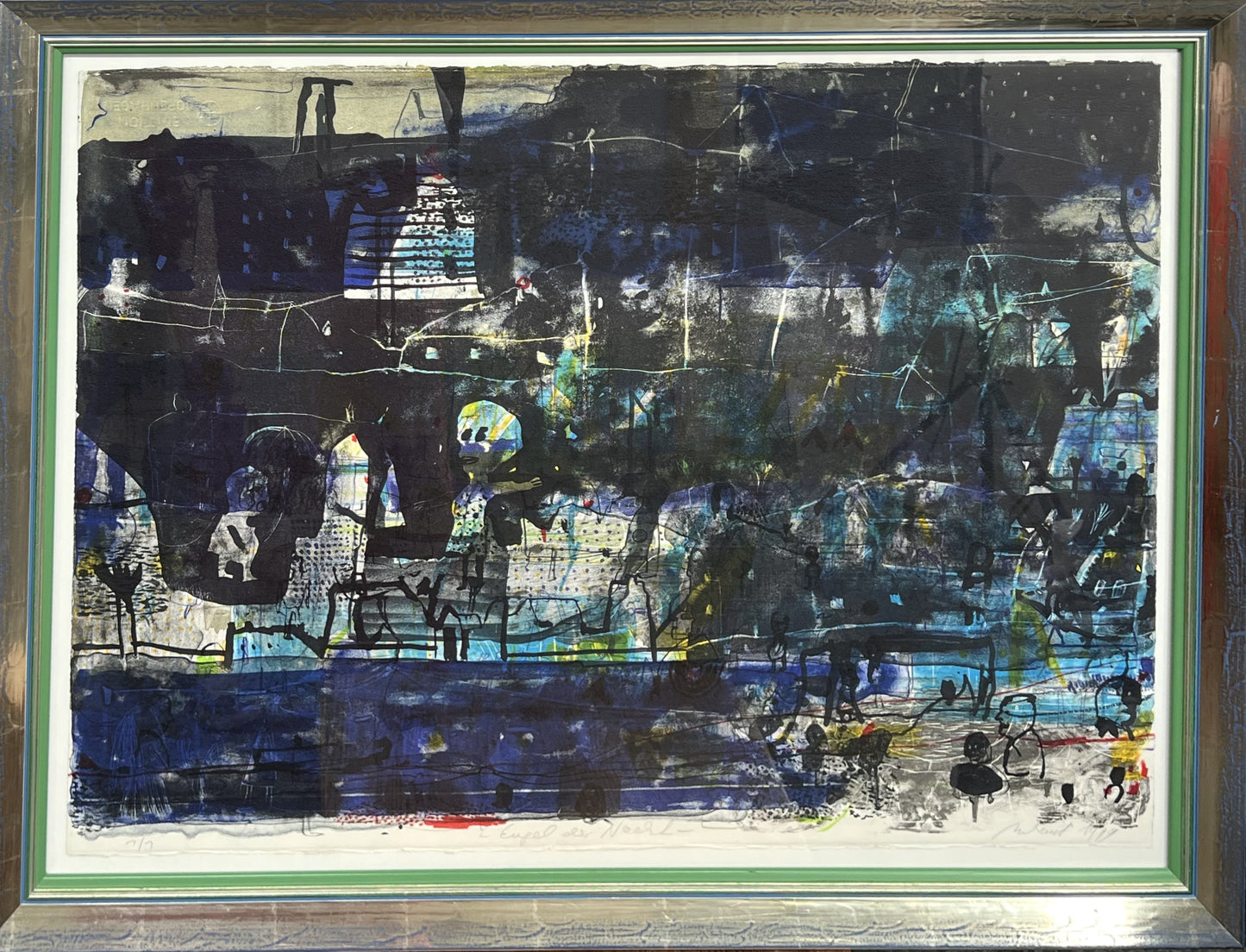 Behrendt, Falko, Engel der Nacht, 56,5 x 76cm, Lithografie