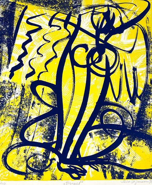 Hofmann, Veit, Engel zart, 35 x 30cm, 2/10, Siebdruck, 1999