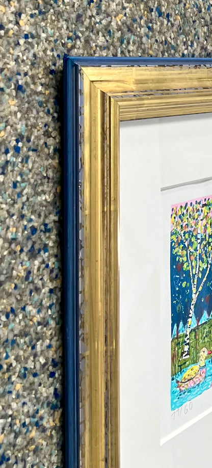 Grimm, Max, Ente, 15 x 28cm, 11/60, Siebdruck, 2025