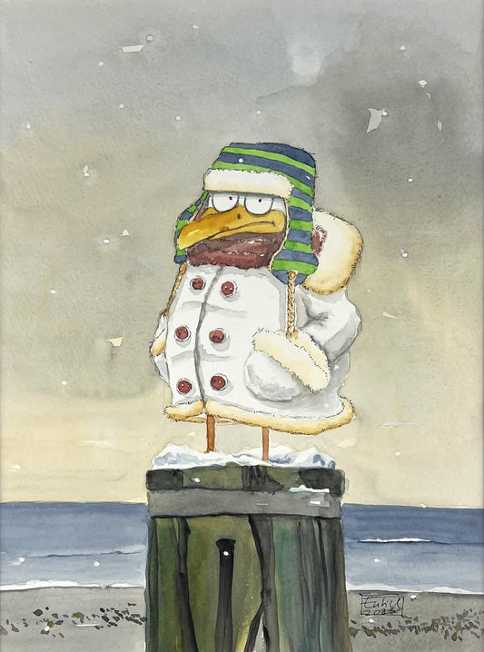 Entrich, Stephanie, Möwenschick Nr.3/SPO,30,2 x 29,2cm, Aquarell