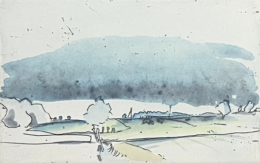 Werkmeister, Wolfgang, Felder II, 7 x 11cm, Radierung