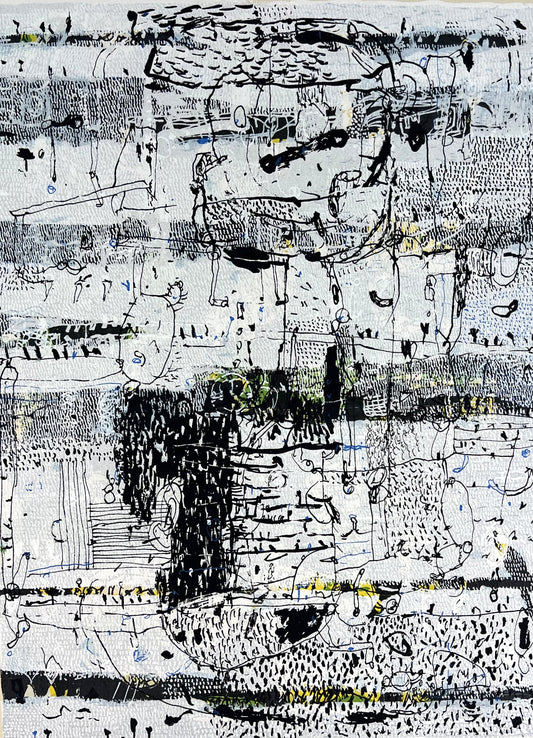 Behrendt, Falko, Felder, 50 x 40cm, 211/255, Siebdruck, 1995