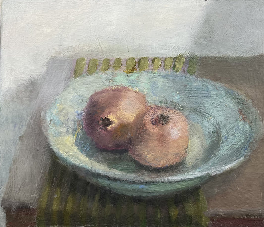 Feyen, Harald, Granatäpfel, 30 x 35cm, Ölgemälde